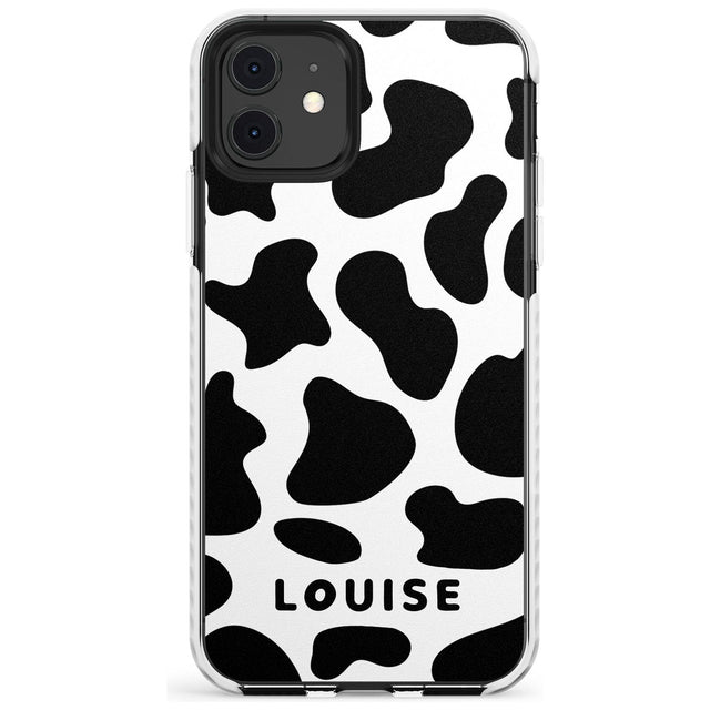 Custom Cow Print Slim TPU Phone Case for iPhone 11