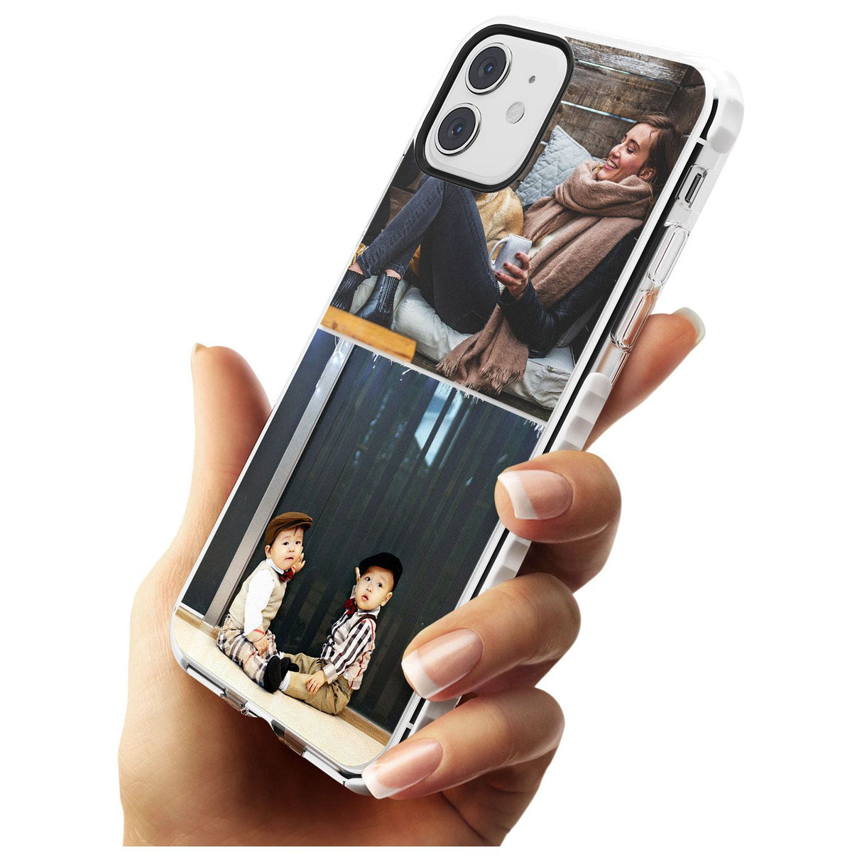 2 Photo Grid  Slim TPU Phone Case for iPhone 11