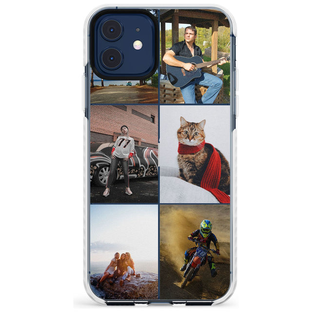 6 Photo Grid  Slim TPU Phone Case for iPhone 11