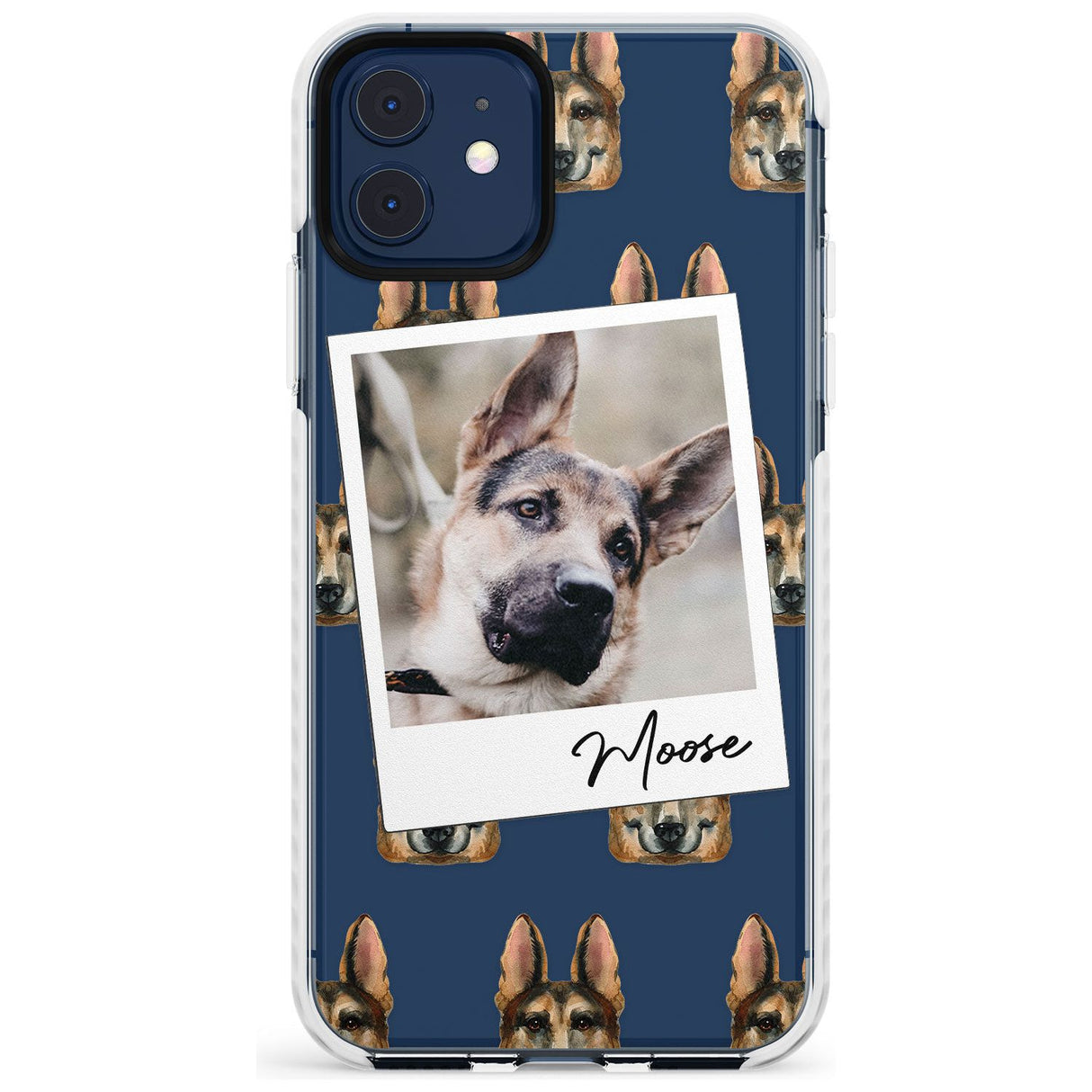 German Shepherd - Custom Dog Photo Slim TPU Phone Case for iPhone 11