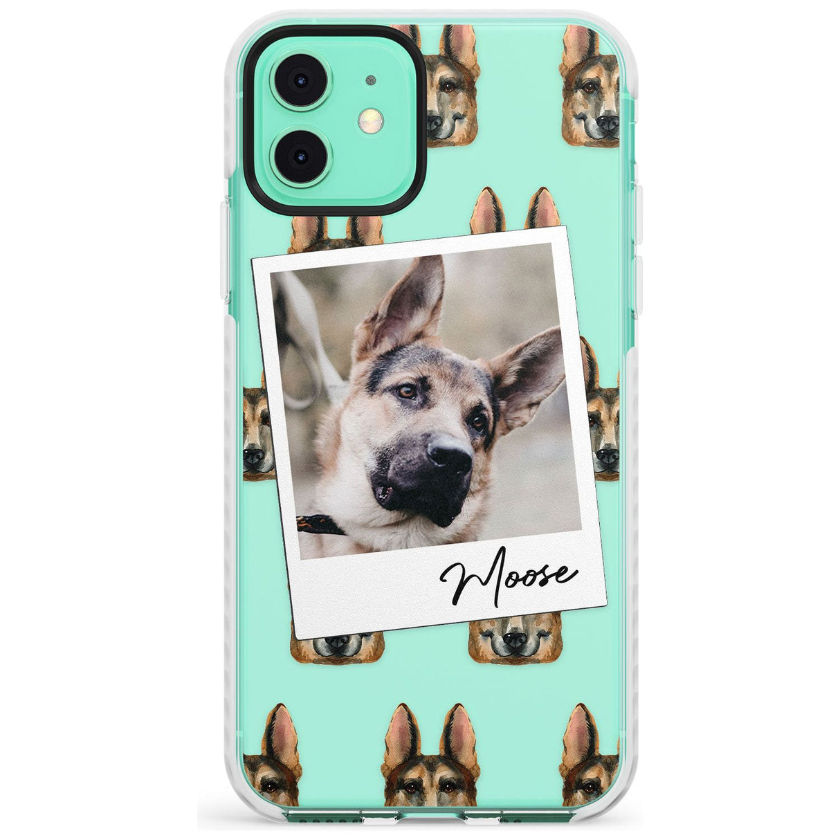 German Shepherd - Custom Dog Photo Slim TPU Phone Case for iPhone 11