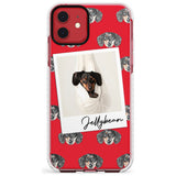 Dachshund, Black- Custom Dog Photo Slim TPU Phone Case for iPhone 11