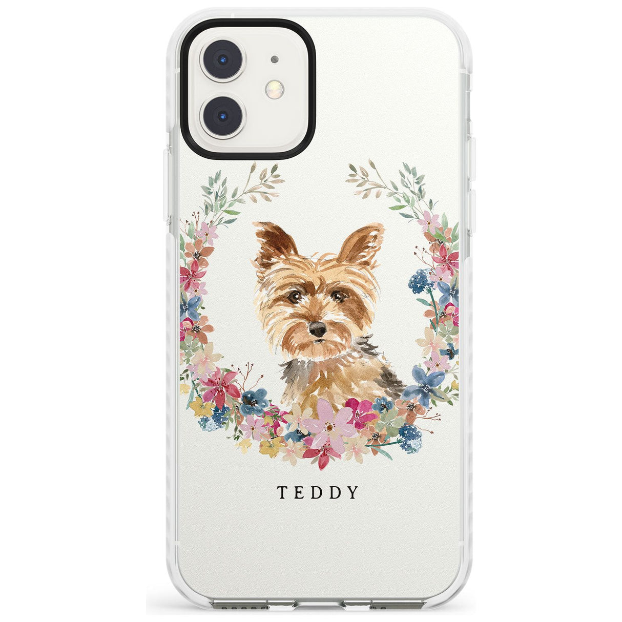 Yorkshire Terrier - Watercolour Dog Portrait Impact Phone Case for iPhone 11