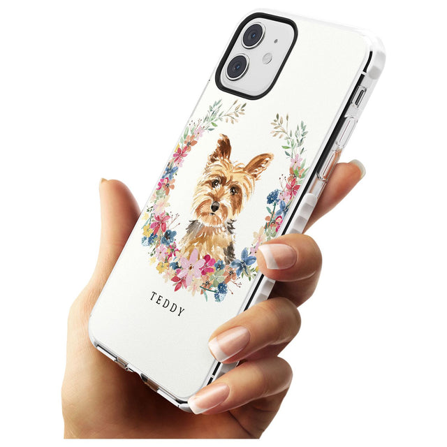 Yorkshire Terrier - Watercolour Dog Portrait Impact Phone Case for iPhone 11