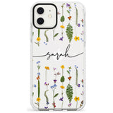 Custom Wildflower Lines Slim TPU Phone Case for iPhone 11