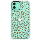 Personalised Autumn Leaves Pattern Impact Phone Case for iPhone 11