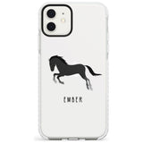 Personalised Black Horse Impact Phone Case for iPhone 11