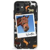 Personalised Horse Polaroid Impact Phone Case for iPhone 11