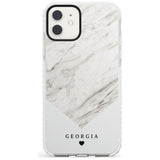 White Marble iPhone Case  Impact Case Custom Phone Case - Case Warehouse