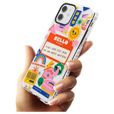 Custom Nostalgia Sticker Mix #2 Slim TPU Phone Case for iPhone 11