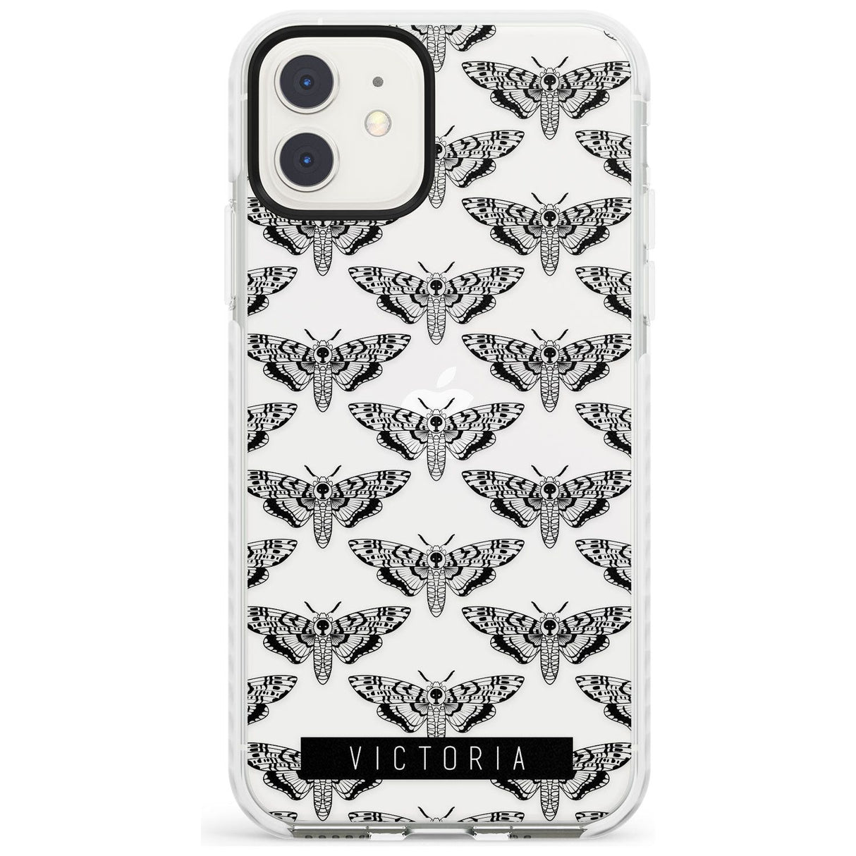 Customised Hawk Moth Pattern iPhone Case  Impact Case Custom Phone Case - Case Warehouse