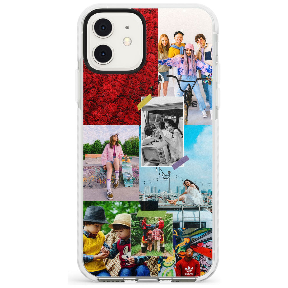 Personalised Photo Collage Impact Phone Case for iPhone 11