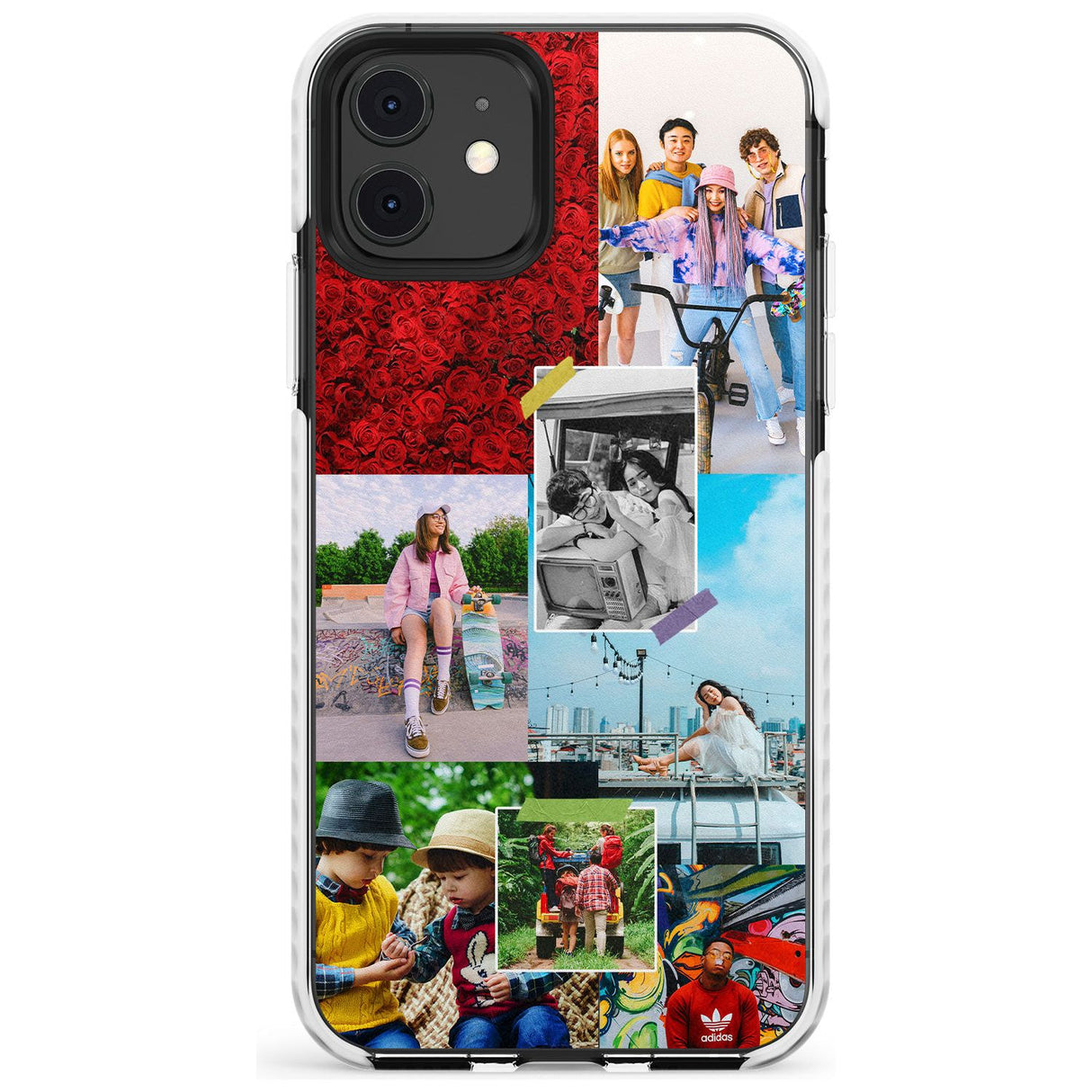 Personalised Photo Collage Impact Phone Case for iPhone 11