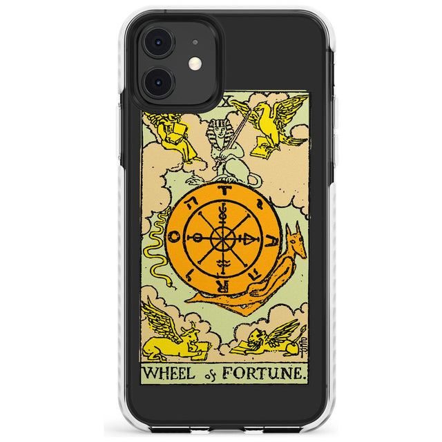 Wheel of Fortune Tarot Card - Colour Slim TPU Phone Case for iPhone 11