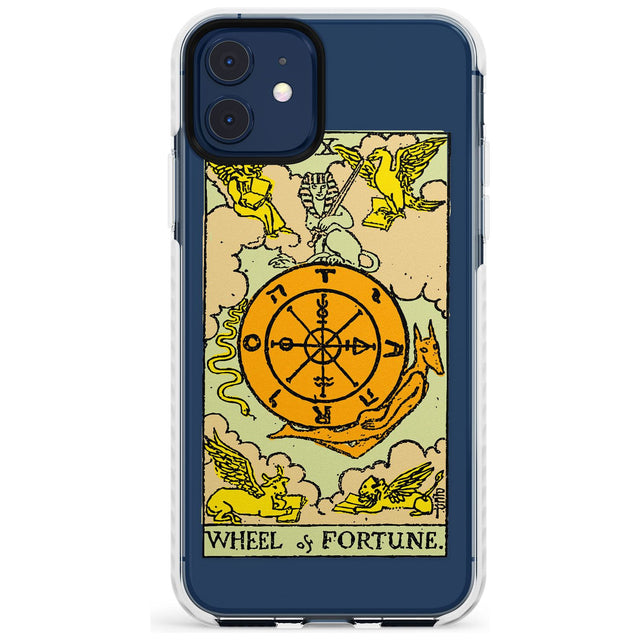 Wheel of Fortune Tarot Card - Colour Slim TPU Phone Case for iPhone 11