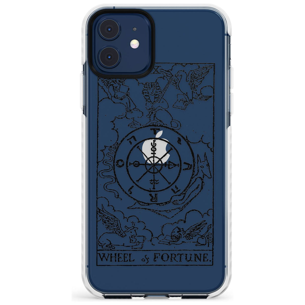 Wheel of Fortune Tarot Card - Transparent Slim TPU Phone Case for iPhone 11