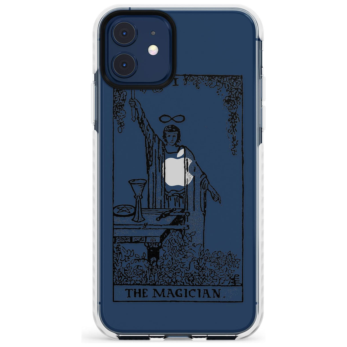 The Magician Tarot Card - Transparent Slim TPU Phone Case for iPhone 11