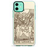 The Lovers Tarot Card - Solid Cream Slim TPU Phone Case for iPhone 11