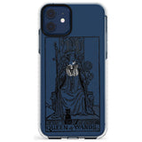 Queen of Wands Tarot Card - Transparent Slim TPU Phone Case for iPhone 11