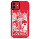 Temperance Tarot Card - White Transparent Slim TPU Phone Case for iPhone 11