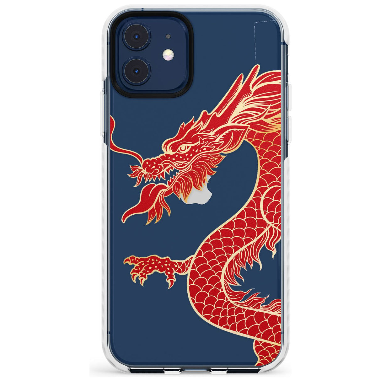 Large Black Dragon Impact Phone Case for iPhone 11