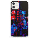 Red & Turquoise - Neon Cities Photographs Impact Phone Case for iPhone 11