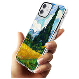 Wheat Field with Cypresses by Vincent Van Gogh Slim TPU Phone Case for iPhone 11