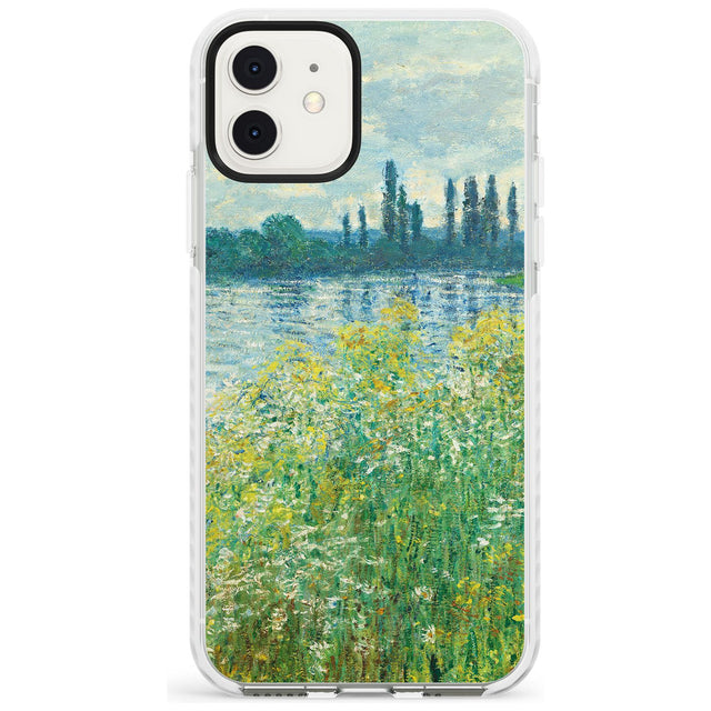 Banks of the Seine by Claude Monet Slim TPU Phone Case for iPhone 11