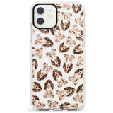 Cocker Spaniel (Brown) Watercolour Dog Pattern Phone Case iPhone 11 / Impact Case,iPhone 12 / Impact Case,iPhone 12 Mini / Impact Case Blanc Space