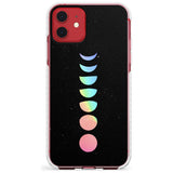 Pastel Moon Phases Slim TPU Phone Case for iPhone 11