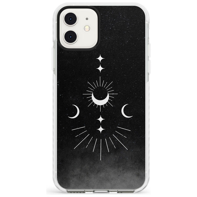 Small Moon Mandala Slim TPU Phone Case for iPhone 11