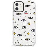 Eyes & Lips Icons iPhone Case  Impact Case Phone Case - Case Warehouse