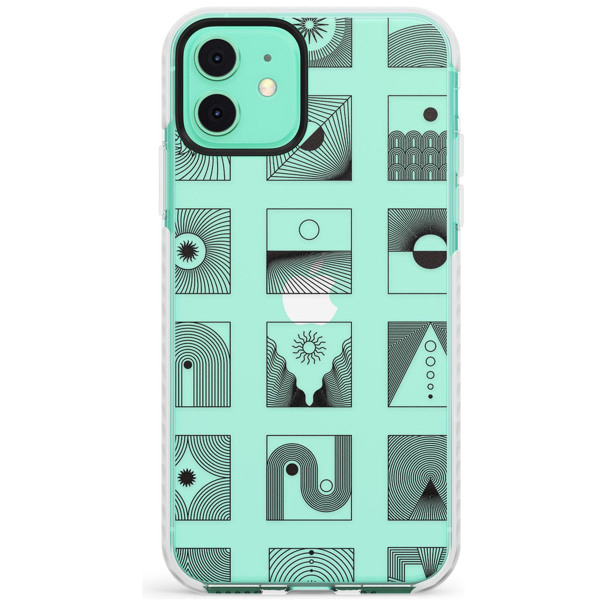 Abstract Lines: Mixed Pattern #2 Slim TPU Phone Case for iPhone 11