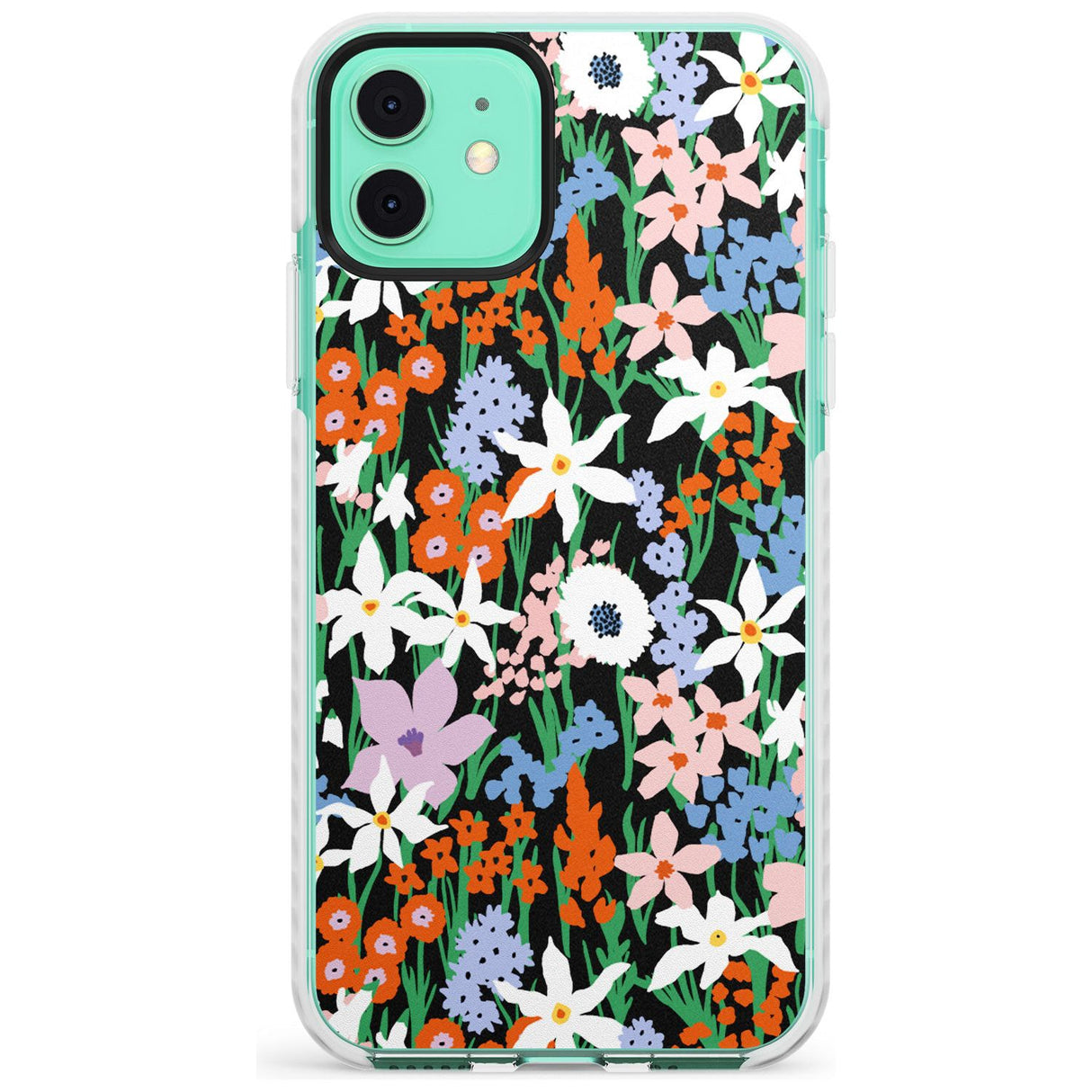 Springtime Meadow: Solid Slim TPU Phone Case for iPhone 11