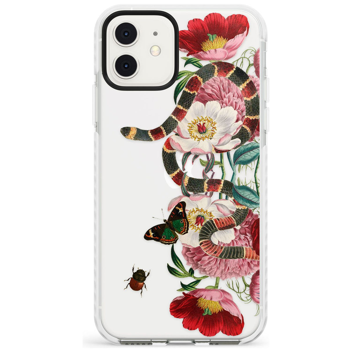 Floral Snake Slim TPU Phone Case for iPhone 11