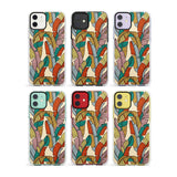 Abstract Leaves Impact Phone Case for iPhone 11, iphone 12