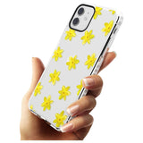 Daffodils Transparent Pattern Impact Phone Case for iPhone 11