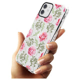 Roses & Eucalyptus Transparent Floral Impact Phone Case for iPhone 11