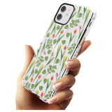 Spring Tulips Transparent Floral Impact Phone Case for iPhone 11