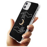 Hands Surrounding Moon Slim TPU Phone Case for iPhone 11