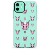 Demon Cat Pattern Impact Phone Case for iPhone 11