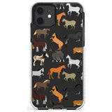 Horse Pattern Impact Phone Case for iPhone 11