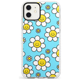 Daisy Faces Kawaii Pattern Impact Phone Case for iPhone 11