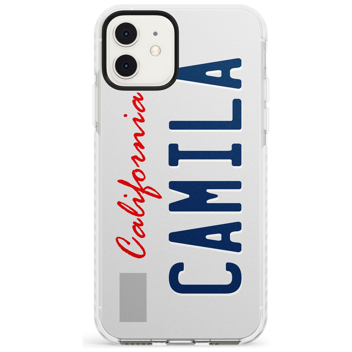 California License Plate Slim TPU Phone Case for iPhone 11