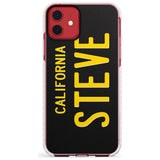 Vintage California License Plate Slim TPU Phone Case for iPhone 11