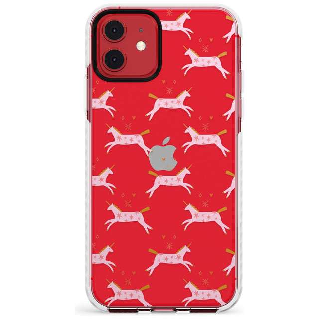 Pink Unicorns Slim TPU Phone Case for iPhone 11