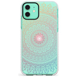 Large Rainbow Mandala Transparent Design Slim TPU Phone Case for iPhone 11