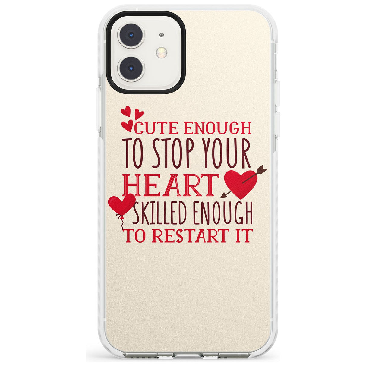 Medical Design Cute Enough to Stop Your Heart Impact Phone Case for iPhone 11