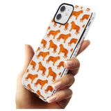 Tigers on Clear Pattern Impact Phone Case for iPhone 11