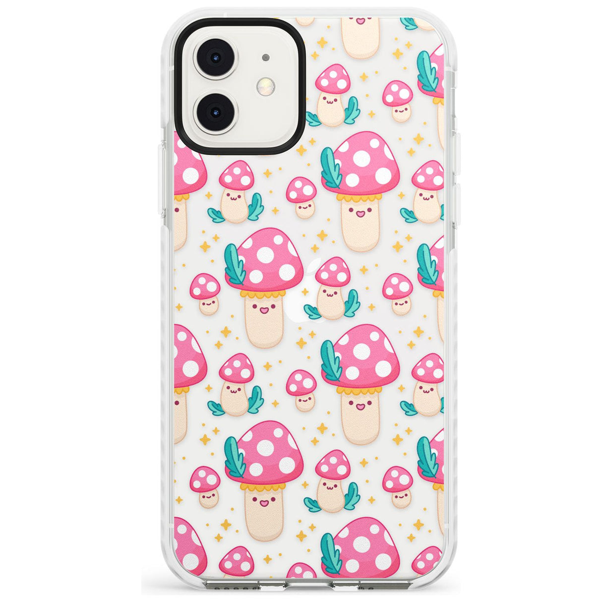 Cute Mushrooms Pattern Impact Phone Case for iPhone 11